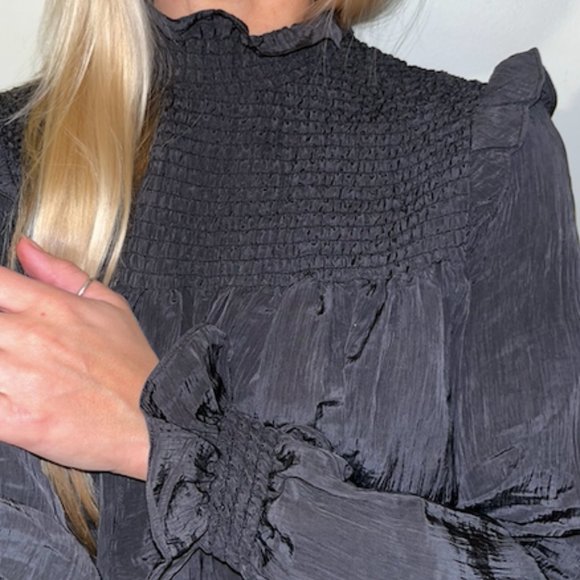 XS French Connections High Neck Black top - Picture 3 of 6